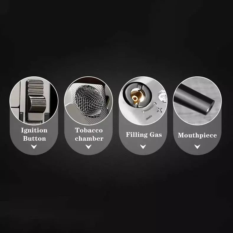 2-IN-1 RETRO FOLDABLE PIPE LIGHTER