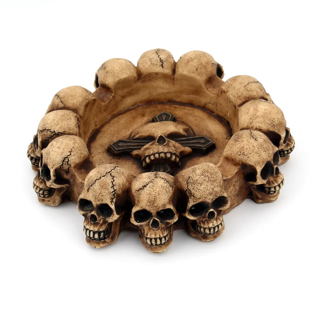 Creative Round Skull Ashtray