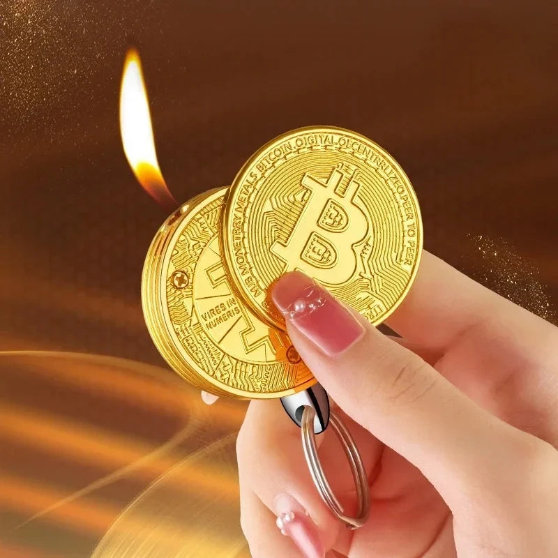 Bitcoin Shaped Gas Lighter