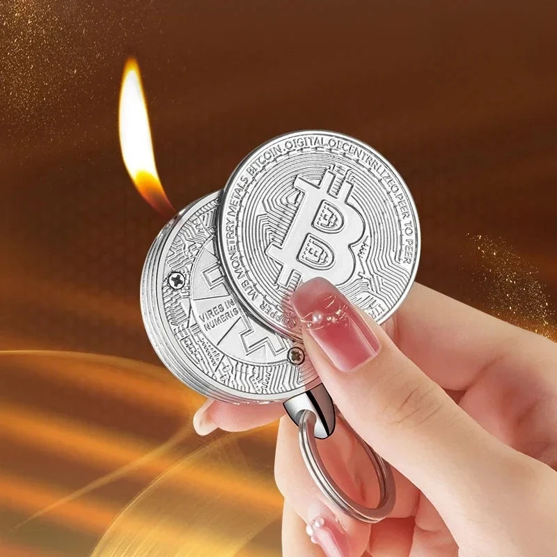 Bitcoin Shaped Gas Lighter