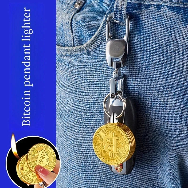 Bitcoin Shaped Gas Lighter