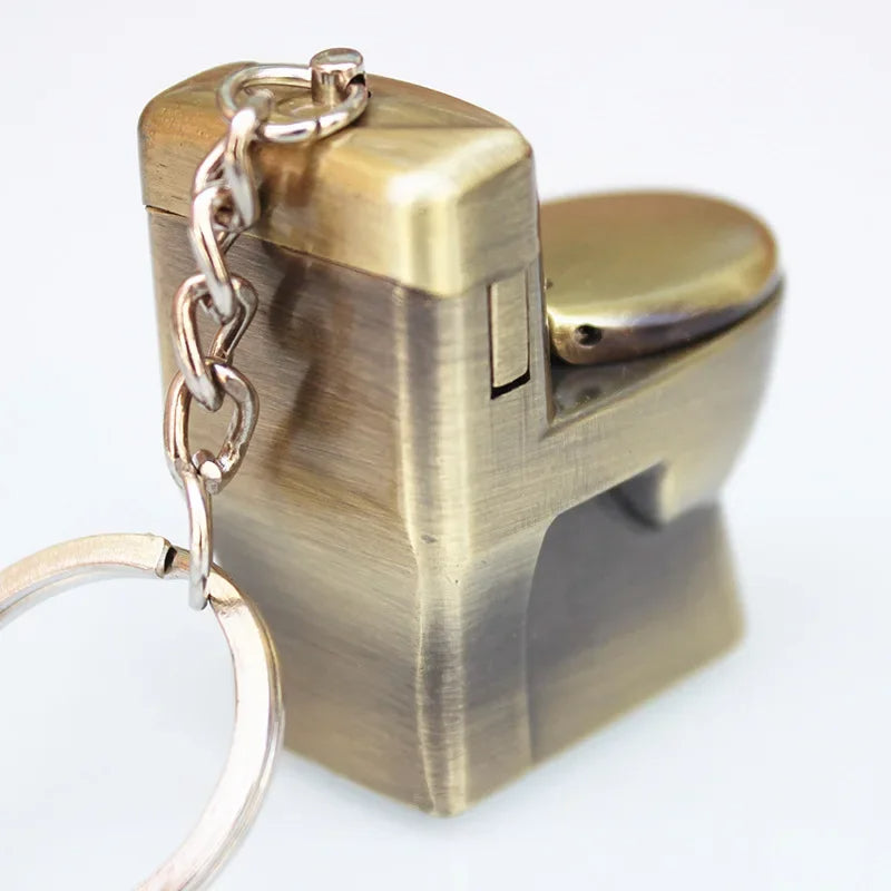 Mini toilet cigarette lighter