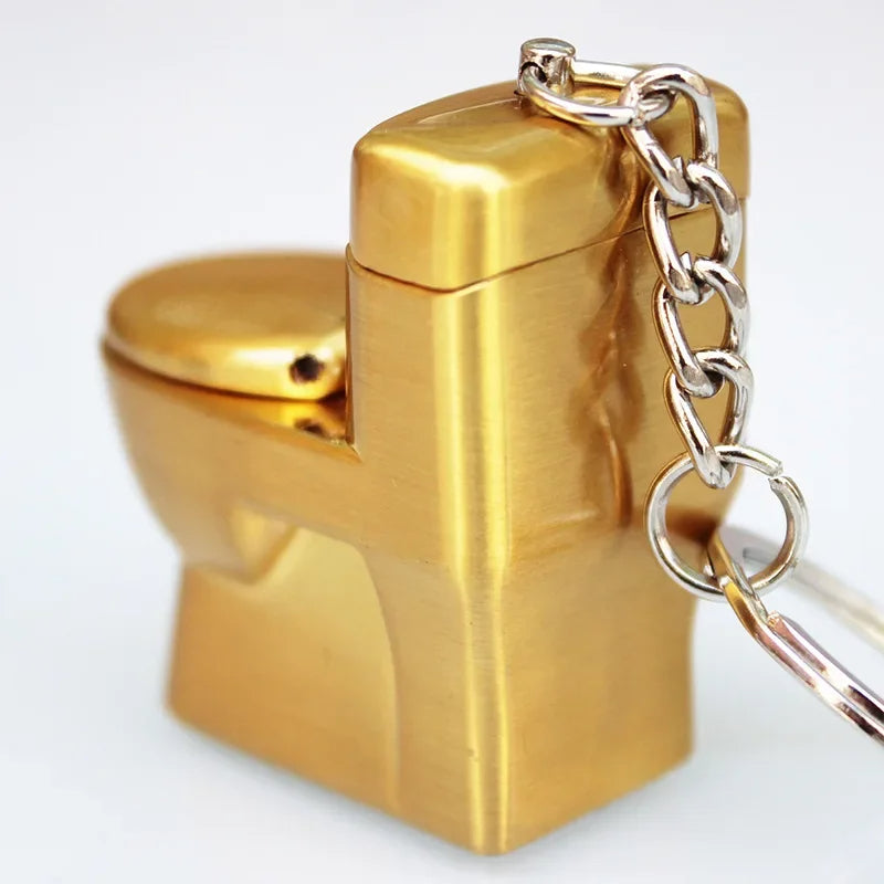 Mini toilet cigarette lighter