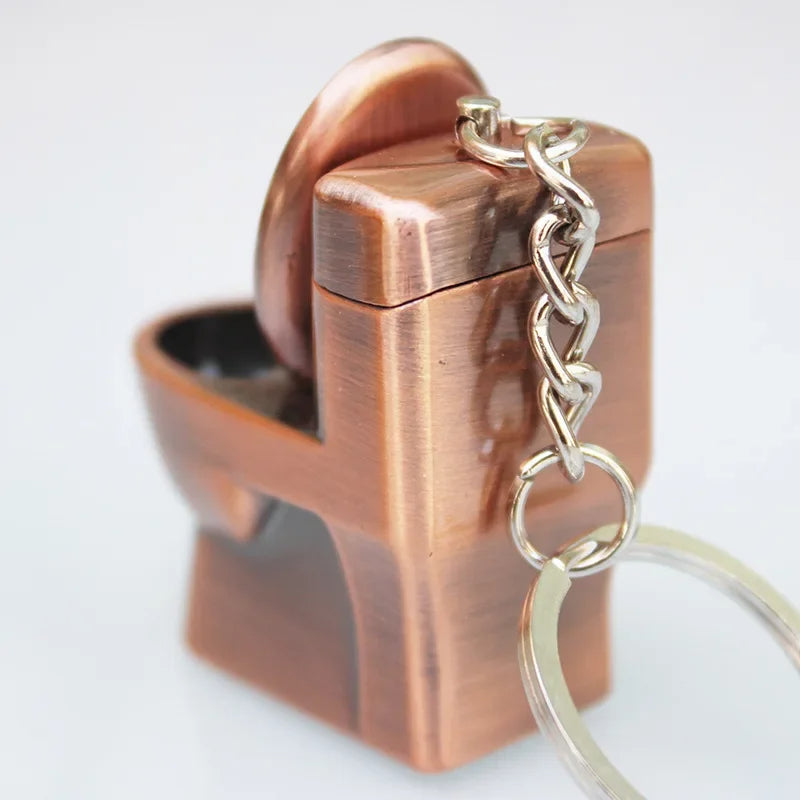 Mini toilet cigarette lighter