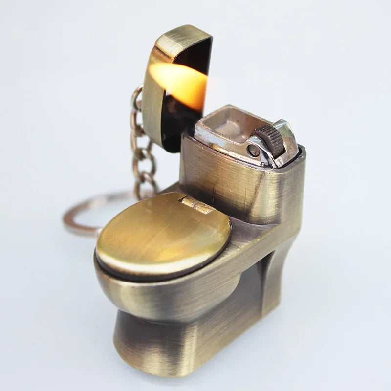 Mini toilet cigarette lighter