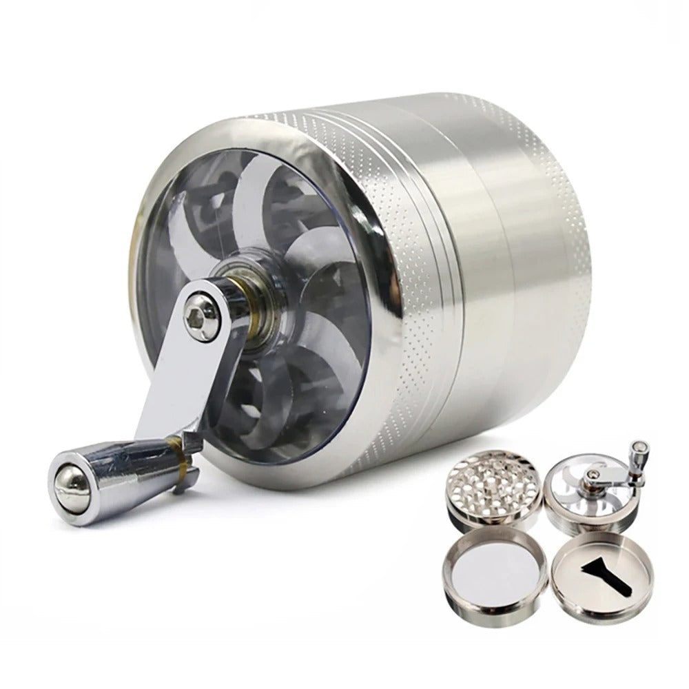 Hand Crank Tobacco Grinder