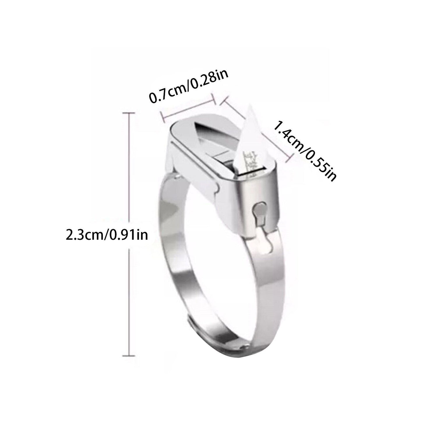 Versatile Self-Defense Ring: Adjustable, Multi-Functional
