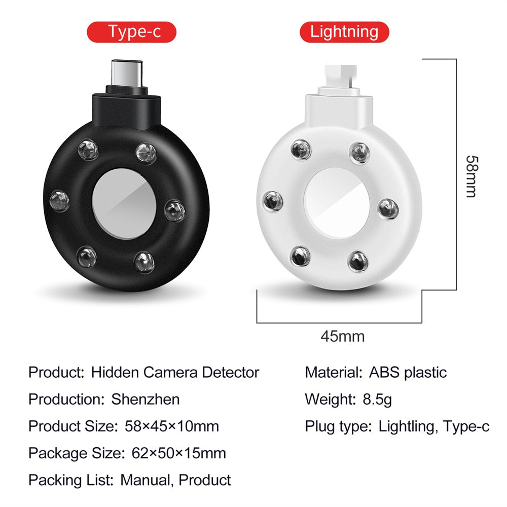 Anti-Peeping Detector Portable Mini