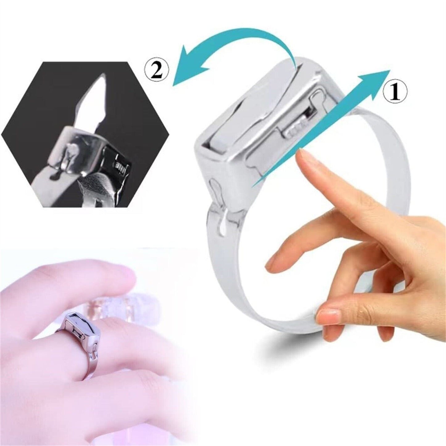 Versatile Self-Defense Ring: Adjustable, Multi-Functional